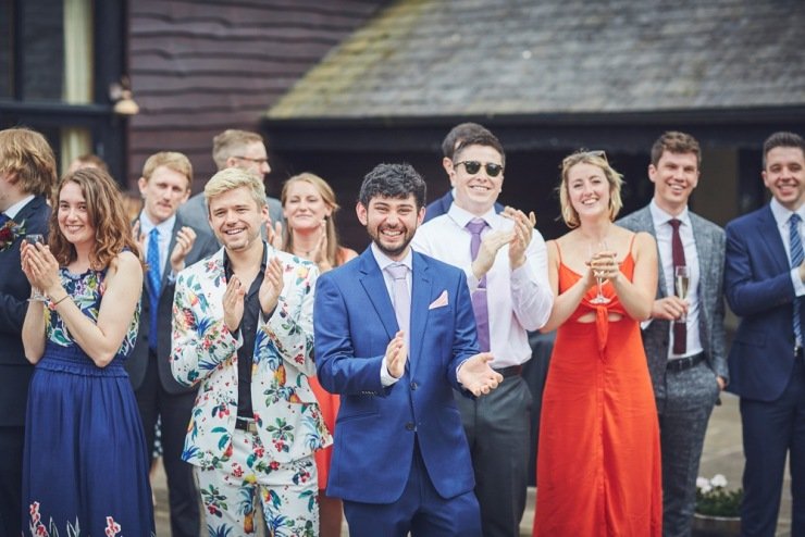 Wedding photography at The Corn Barn devon