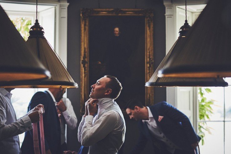 documentary wedding photography from team of two in devon at Rockbeare manor in Exeter