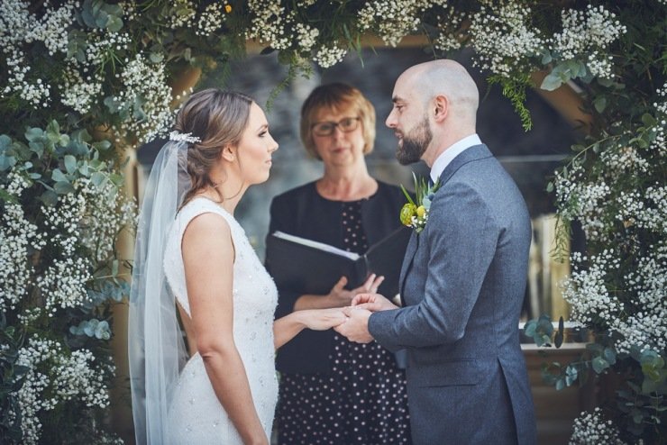 Wedding photography at Tunnels Beaches devon