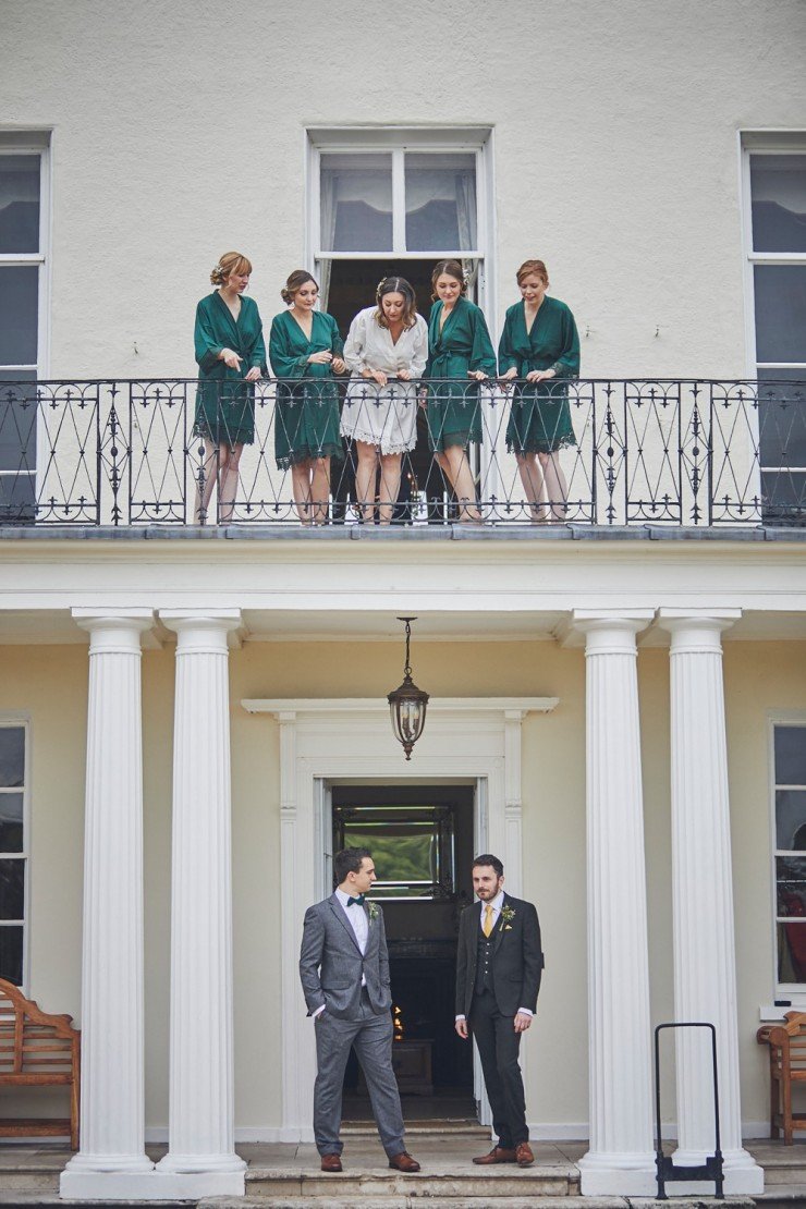 documentary wedding photography from team of two in devon at Rockbeare manor in Exeter