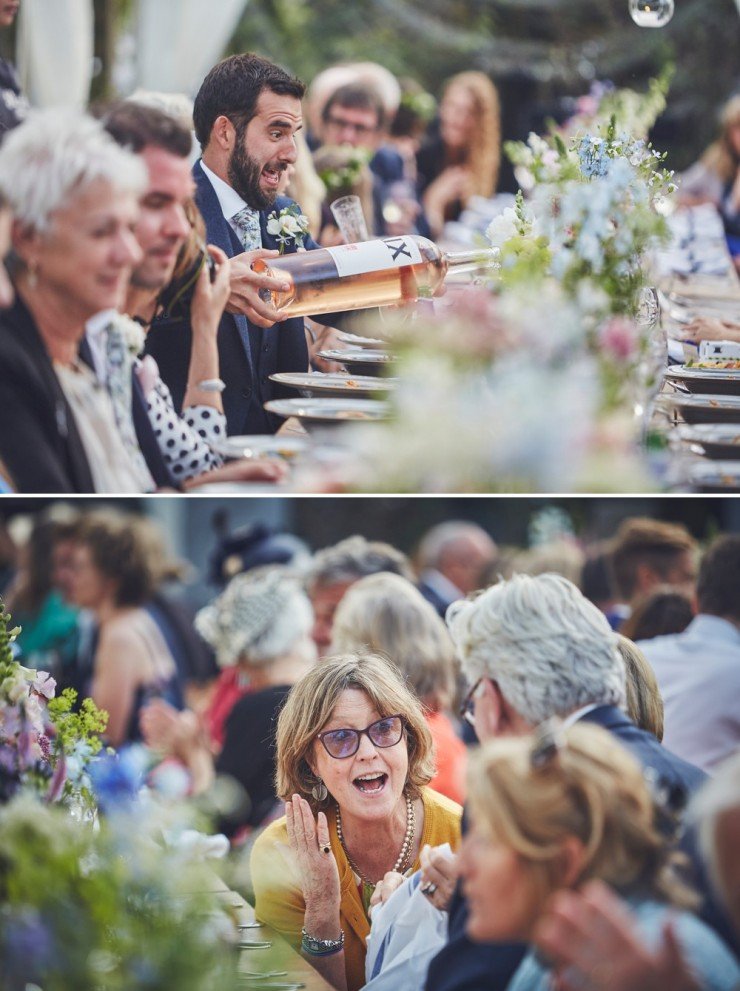 relaxed wedding photography at upton barn and walled garden devon