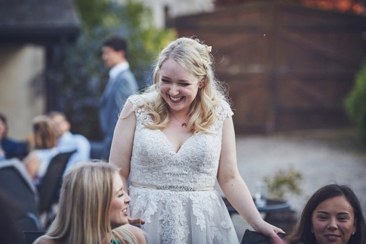 Wedding photography at The Corn Barn devon