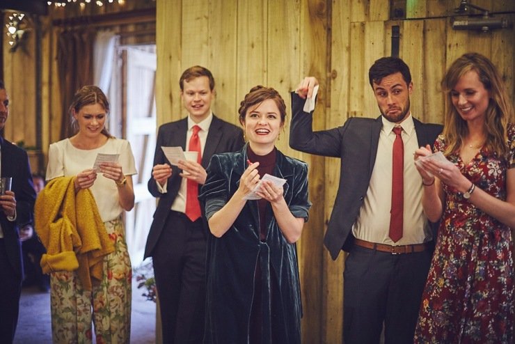 relaxed wedding photographers The Barn at South Milton