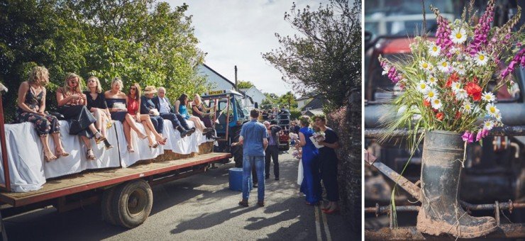 relaxed photography of a marquee  country wedding in Devon